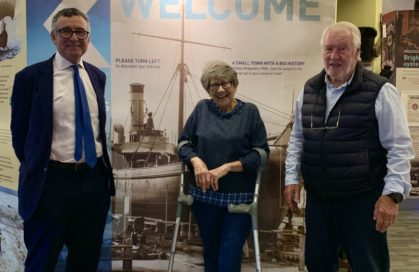 Bernard at Brightlingsea museum