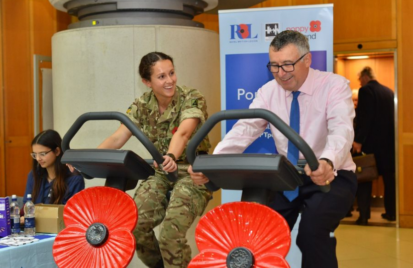 Bernard joining the 2023 IPT Poppy Ride