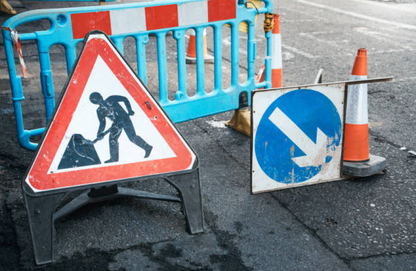 road work signs