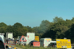 Bernard's photo of A12 roadworks